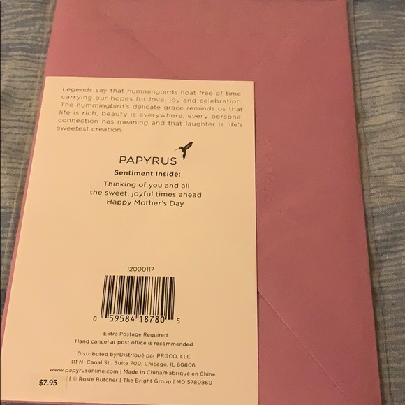 ⚡️5/$30⚡️Papyrus mom-to-be, Mother’s Day card - Picture 6 of 7